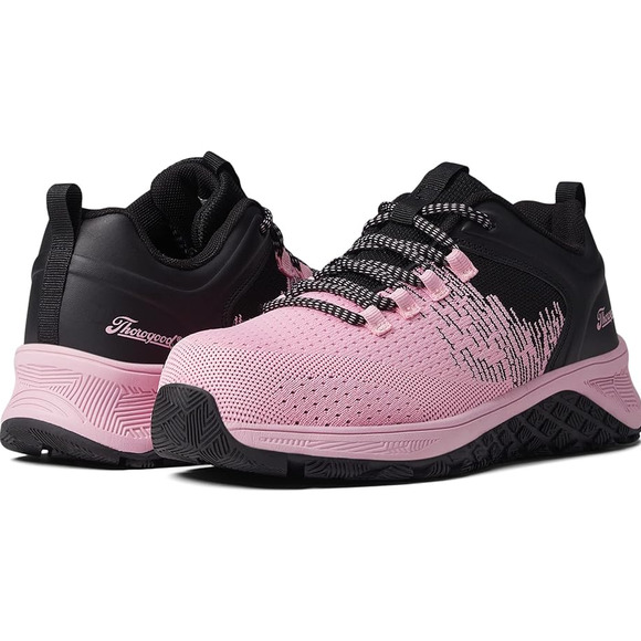 Thorogood Shoes - Thorogood Size 8 W AST Low Work Shoe Safety Toe $122 msrp Pink J14-3
